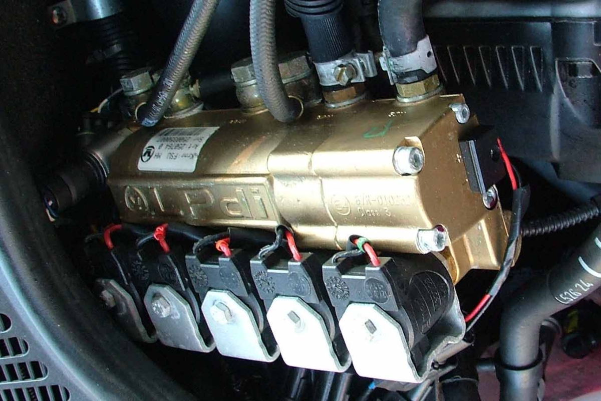 Vialle LPdi FSU (Fuel Selector Unit) in einem Autogasfahrzeug