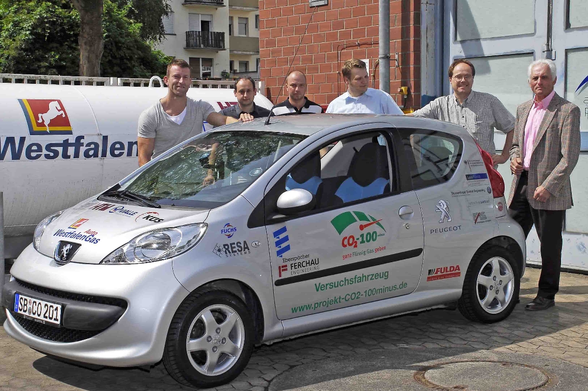 Gruppenfoto Projekt CO2-100minus