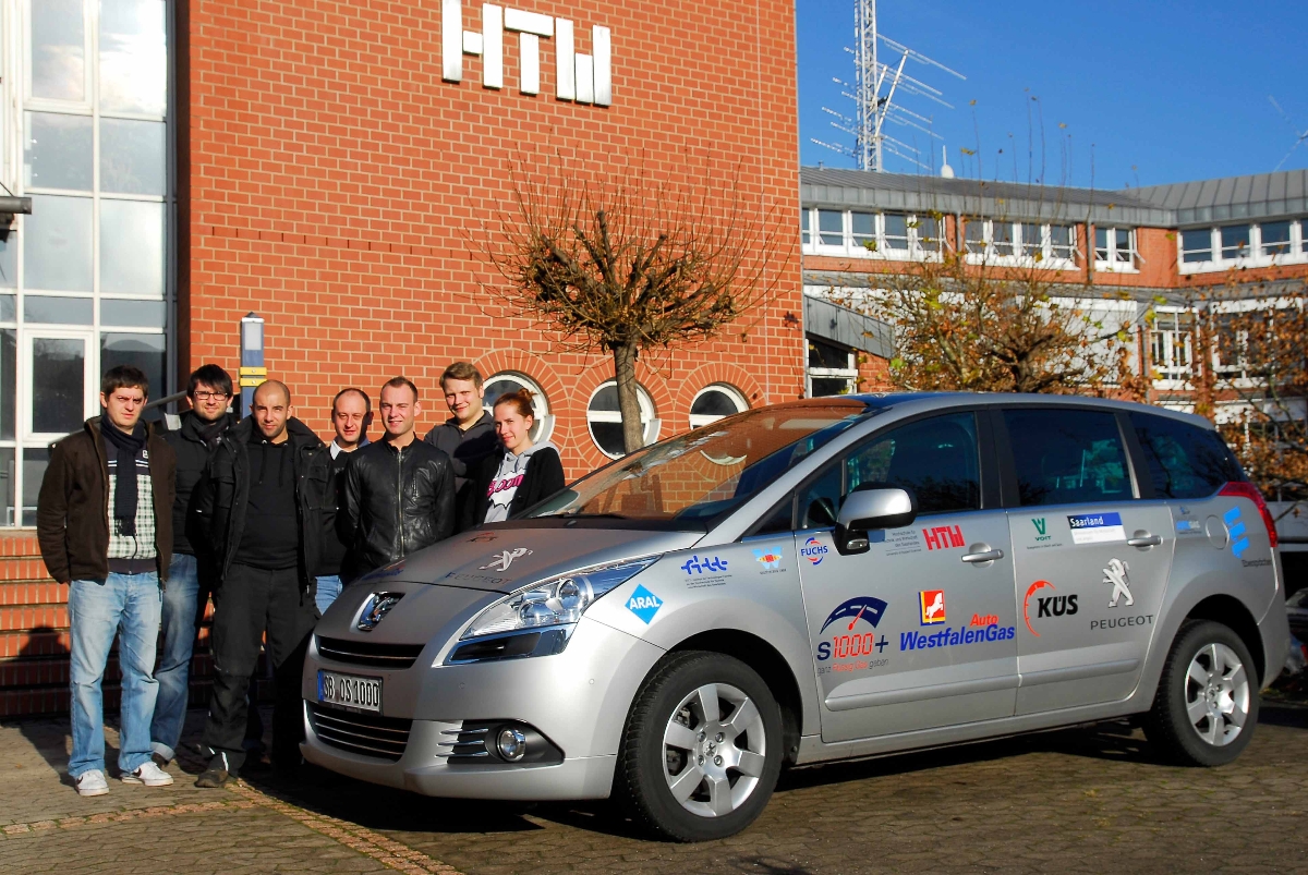 Versuchsfahrzeug Flüssiggas-Direkteinspritzung