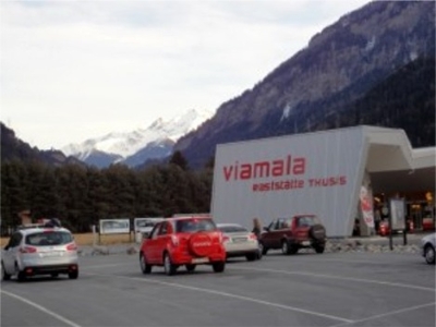 Autogastankstelle mit idyllischer Lage in Viamala Schweiz