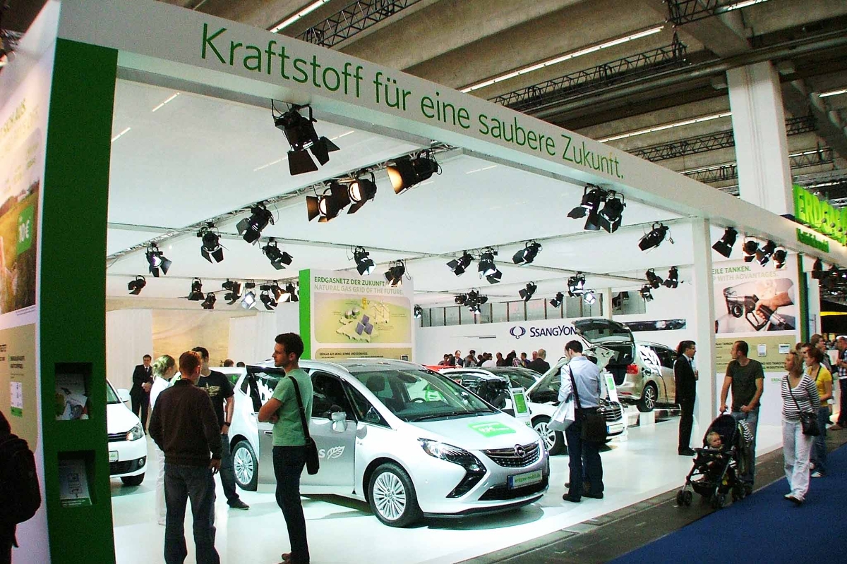 Stand Erdgas-Mobil
